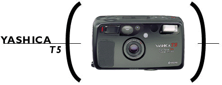 Kamera Yashica T 5 in schwarzer Ausf�hrung (Ich hatte die silberne...)